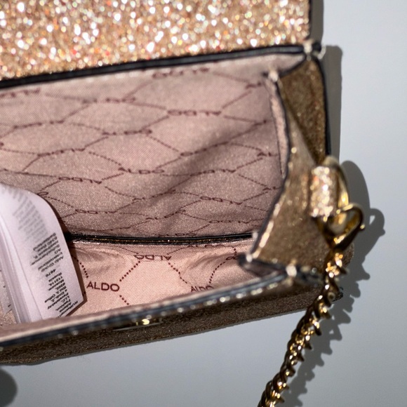 ALDO rose gold sparkly crossbody bag - Picture 6 of 6